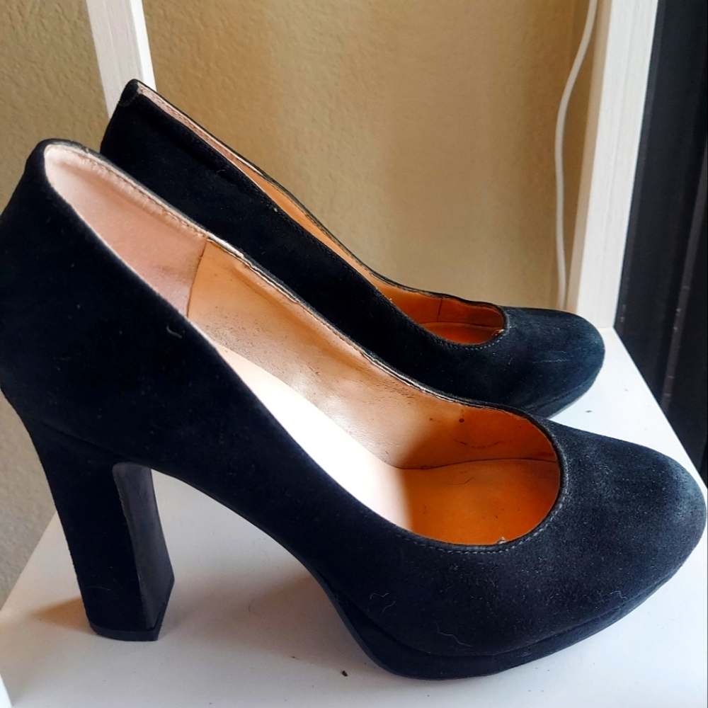 Unisa heels, black, block heel, size 6